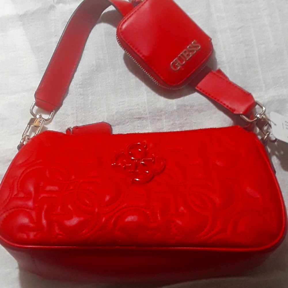 New With tag Guess Red Purse